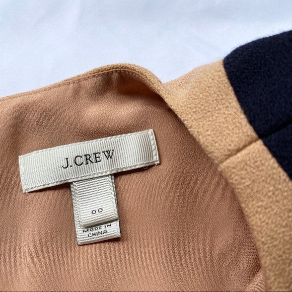 J. Crew Sleeveless Color Block Blouse Top XXS 00 - Picture 4 of 8